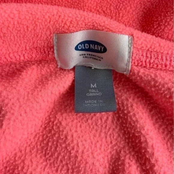 Old Navy Half Zip Fleece Pullover‎ Size Women’s Medium Tall - Picture 4 of 4